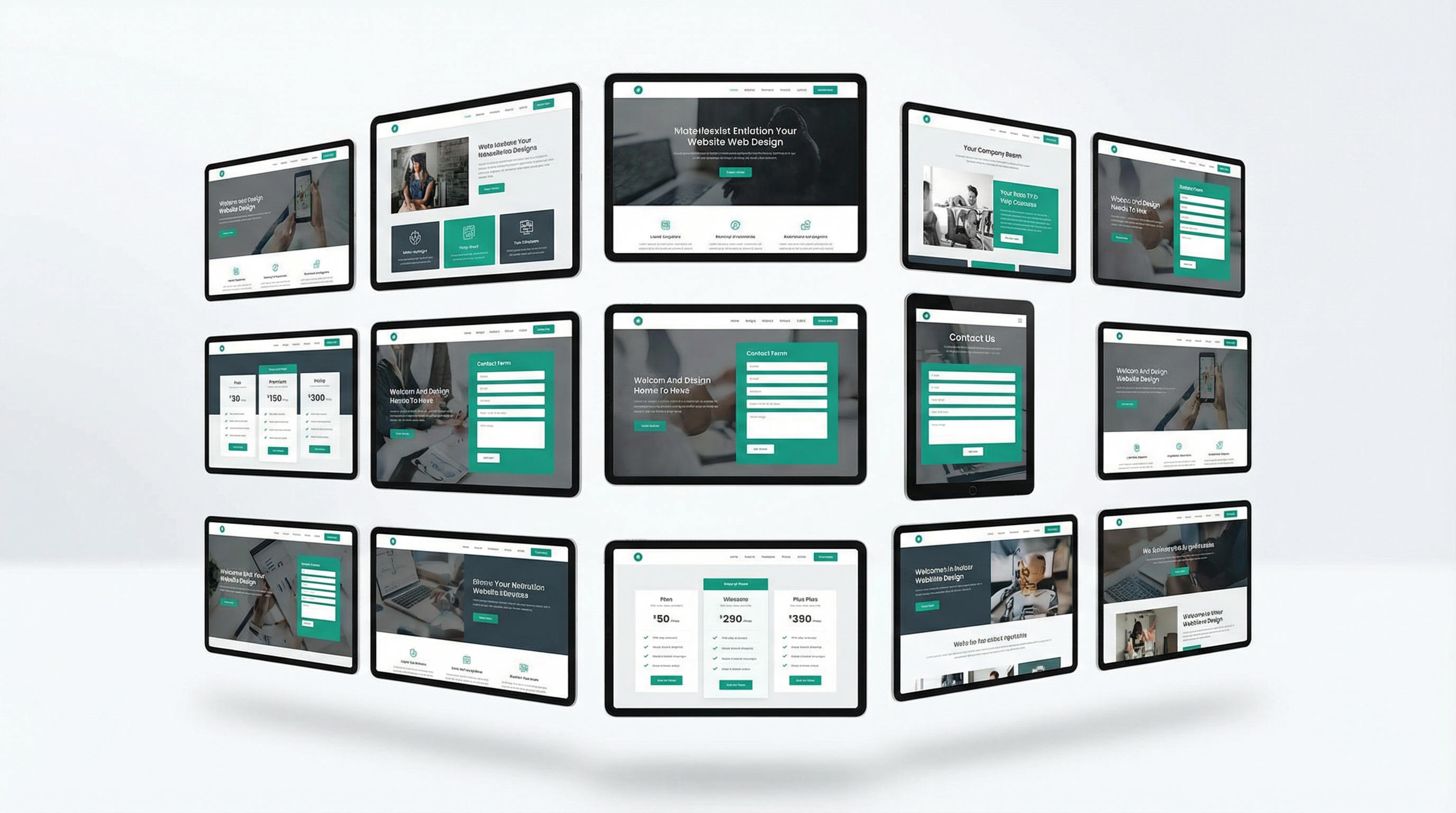 HP BOOSTERテンプレートギャラリー - 業種別・目的別の豊富なデザイン